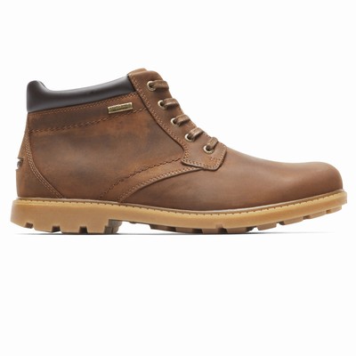 Botas Rockport Rugged Bucks Waterproof Homem Marrom PT-70241